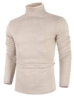 Men's Long Cardigan Sweater Hooded Knit Slim Fit Open Front