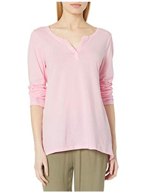 Hanes Women's Lightweight Split Neck Tunic