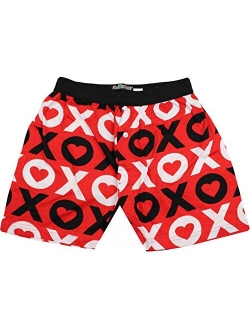 Fun Boxers Mens Cotton Elastic Waist Fun Prints Boxer Shorts