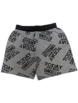 Fun Boxers Mens Cotton Elastic Waist Fun Prints Boxer Shorts