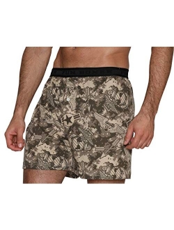 Fun Boxers Mens Cotton Elastic Waist Fun Prints Boxer Shorts