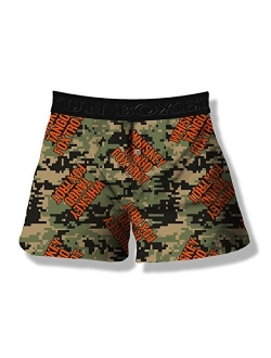 Fun Boxers Mens Cotton Elastic Waist Fun Prints Boxer Shorts