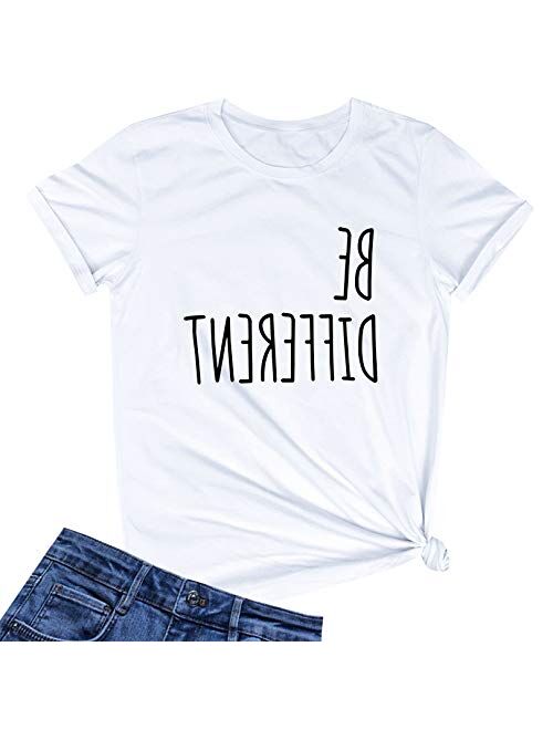 LOOKFACE Women Cute T Shirt Junior Tops Teen Girls Graphic Tees