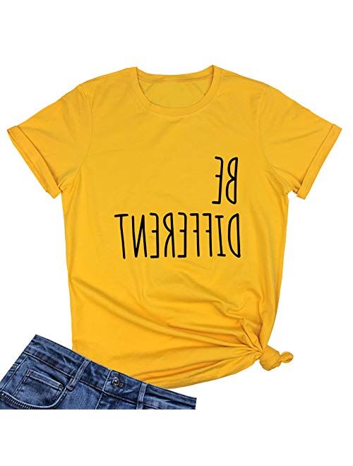 LOOKFACE Women Cute T Shirt Junior Tops Teen Girls Graphic Tees