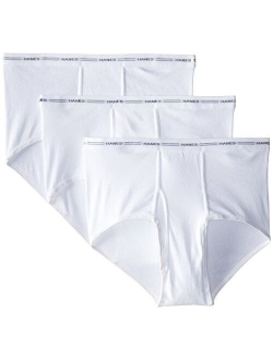 Men's 5-Pack 100% Preshrunk Cotton Full Rise Briefs