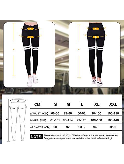 3W GRT Womens Out Pocket Yoga Pants,7/8 Length Sport Leggings, Full-Length Shapewear Leggings