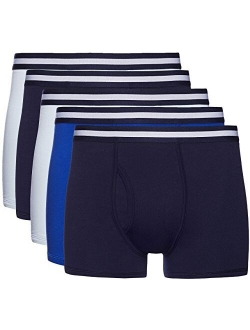 Amazon Brand - find. Men's Cotton Solid Elastic Waist Stretch Trunk