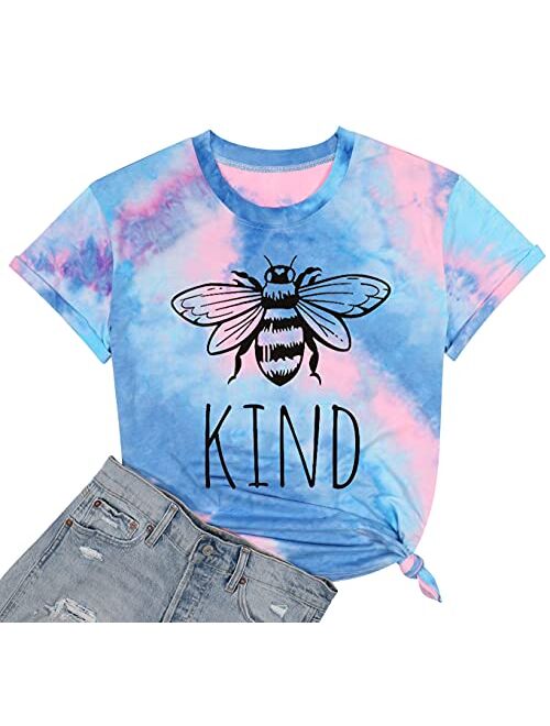 Be Kind T Shirts Women Funny Inspirational Teacher Fall Tees Tops Cute Graphic Blessed Shirt Blouse