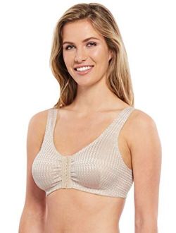 PLAYTEX Women's Plus Size 18 Hour Front-Close Wireless Bra with