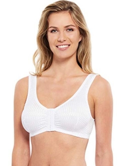 Carole Martin Full-Freedom Front Closure Wireless Comfort Bra for Women