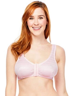 Carole Martin Full-Freedom Front Closure Wireless Comfort Bra for Women