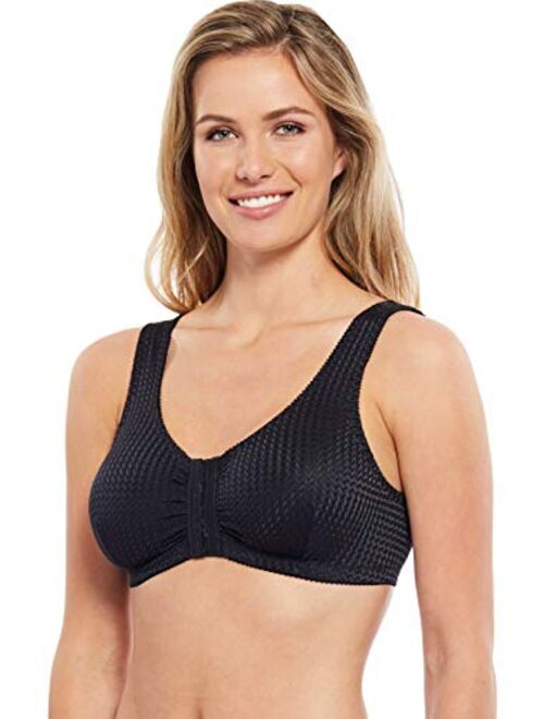 Carole Martin Full-Freedom Front Closure Wireless Comfort Bra for Women