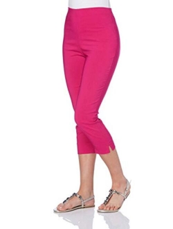 Roman Originals Women Capri Pants Cropped Trouser Stretch Legging