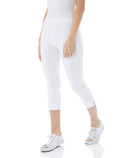 Roman Originals Women Capri Pants Cropped Trouser Stretch Legging