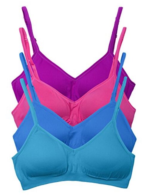 Kalon 4 Pack Demi Padded Bralette Adjustable Straps