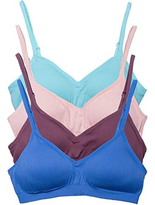 Kalon 4 Pack Demi Padded Bralette Adjustable Straps