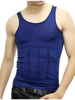 TOPTIE Men Slimming Body Shaper Compression Shirt Shapewear Sculpting Vest Muscle Tank