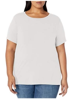 Women's Plus Size Short-Sleeve Crewneck T-Shirt