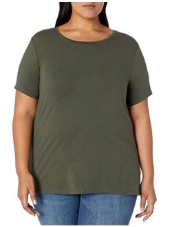 Women's Plus Size Short-Sleeve Crewneck T-Shirt