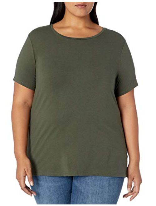 Amazon Essentials Women's Plus Size Short-Sleeve Crewneck T-Shirt