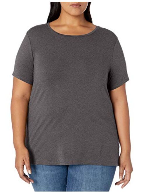 Amazon Essentials Women's Plus Size Short-Sleeve Crewneck T-Shirt