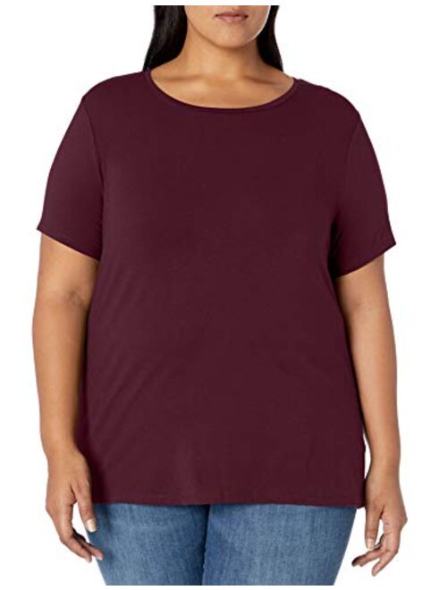 Amazon Essentials Women's Plus Size Short-Sleeve Crewneck T-Shirt