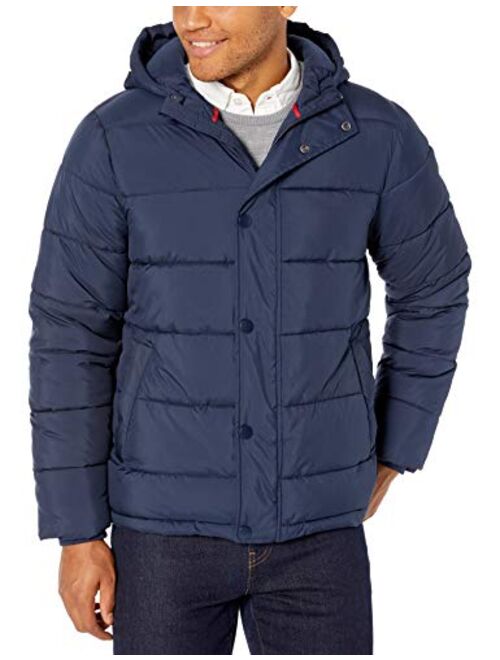 Amazon Essentials Men's Heavyweight Hooded Puffer Coat