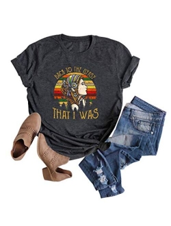 Women Stevie Nicks Vintage T Shirt Back to The Gypsy That I was Graphic Rock Music Tees Tops