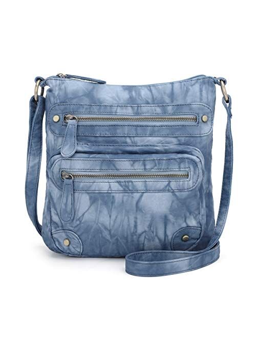 Angel Barcelo Crossover Purse and Handbags Crossbody Bags for Women,Ultra Soft Leather Neatpack Bag Shoulder Purses for Girl