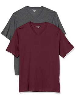 Men's 2-Pack Loose-Fit Short-Sleeve V-Neck T-Shirt