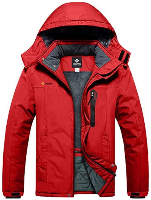 GEMYSE Mountain Waterproof Winter, Rain And Ski Jacket For Men