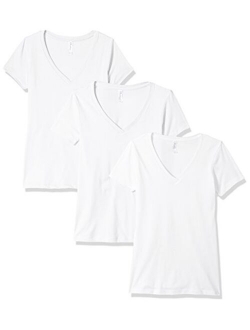 Clementine Apparel V Neck Shirts For Women CLM1540- 3 Pack