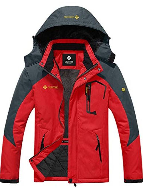 GEMYSE Mountain Waterproof Winter, Rain And Ski Jacket For Men