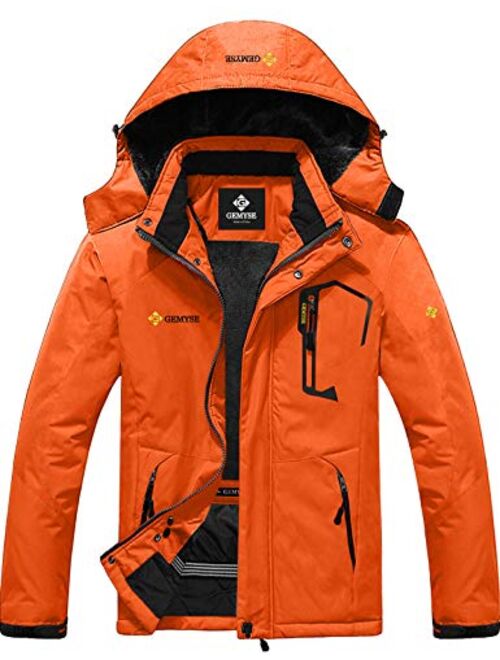 GEMYSE Mountain Waterproof Winter, Rain And Ski Jacket For Men