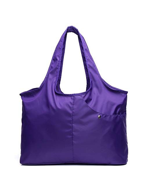 VOLGANIK ROCK Women Fashion Large Tote Shoulder Handbag Waterproof Tote Bag Multi-function Nylon Travel Shoulder