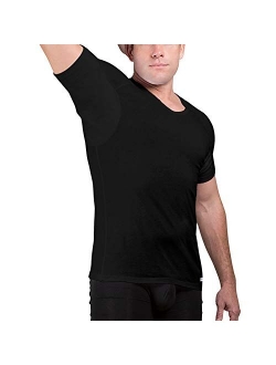 Ejis Sweat Defense Undershirt | V Neck | Underarm Sweat Proof Cotton