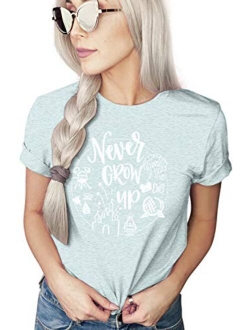 Never Grow Up Shirt | Women's Cute Shirt | Unisex Sizing | Cute Shirt for Vacation