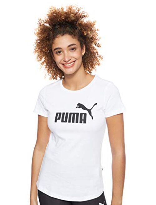 Buy PUMA Women ESS Essential Logo Tee white T-shirt 851787 02 online ...