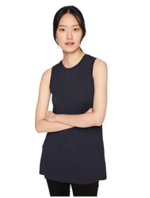 Amazon Brand - Daily Ritual Women's Jersey Muscle-Sleeve Swing Tunic