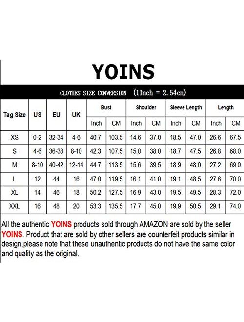 YOINS Cold Shoulder Long Sleeves Tops for Women Sexy V Neck Lace-up Chiffon Casual Loose T Shirts