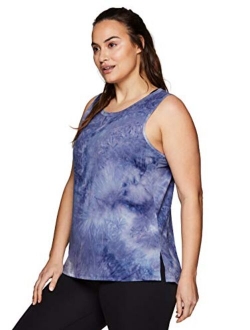 Active Women's Plus Size Sleeveless Relaxed Fashion Workout Yoga Tank Top