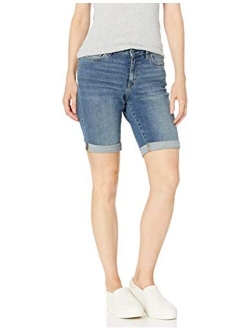 Women's 9" Denim Mid-Rise Bermuda Shorts