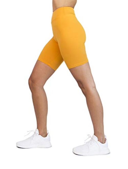 OCOMMO Biker Shorts for Women Waist 3 Inch Thigh Saver Shorts for Under Dresses