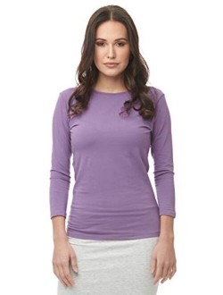 ESTEEZ 3/4 Sleeve Shirt for Women Snug Fit