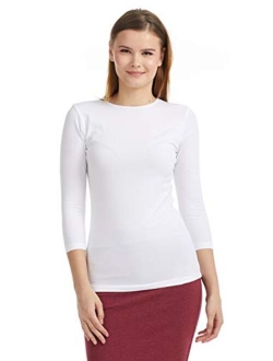 ESTEEZ 3/4 Sleeve Shirt for Women Snug Fit