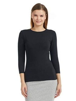 ESTEEZ 3/4 Sleeve Shirt for Women Snug Fit