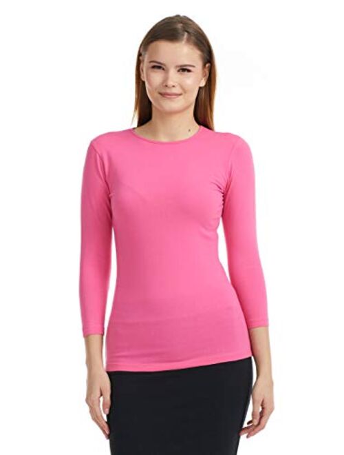 ESTEEZ 3/4 Sleeve Shirt for Women Snug Fit