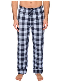 Noble Mount Mens 100% Cotton Comfort-Fit Sleep/Lounge Pants