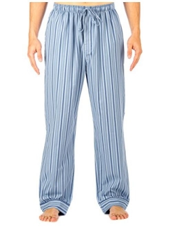 Noble Mount Mens 100% Cotton Comfort-Fit Sleep/Lounge Pants