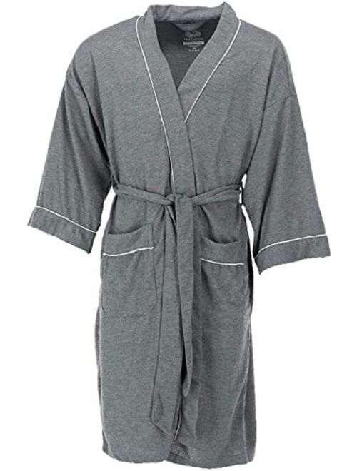 Fruit of the Loom Men's Waffle Kimono Robe